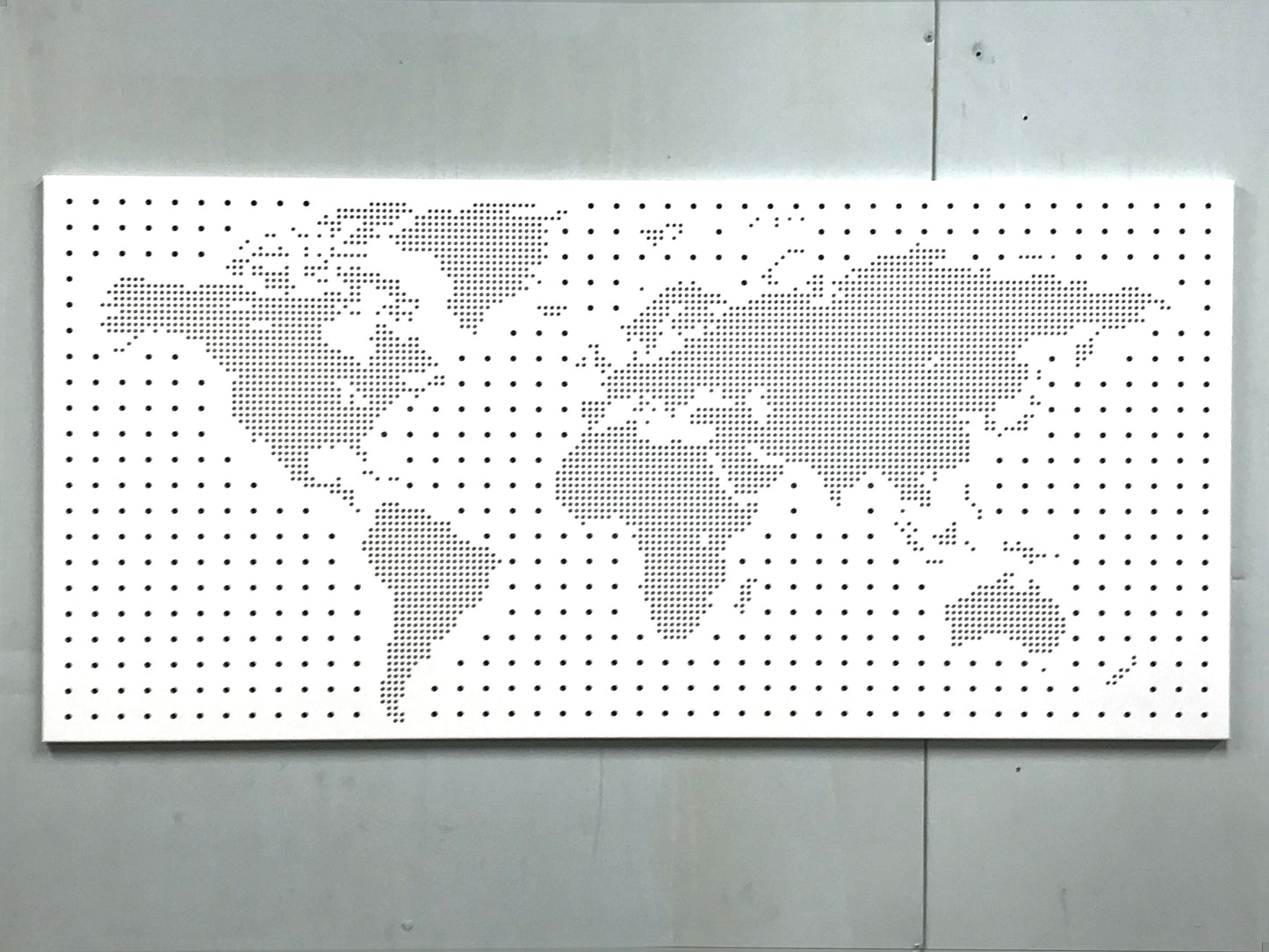 World Map Pegboard 115cm*55cm