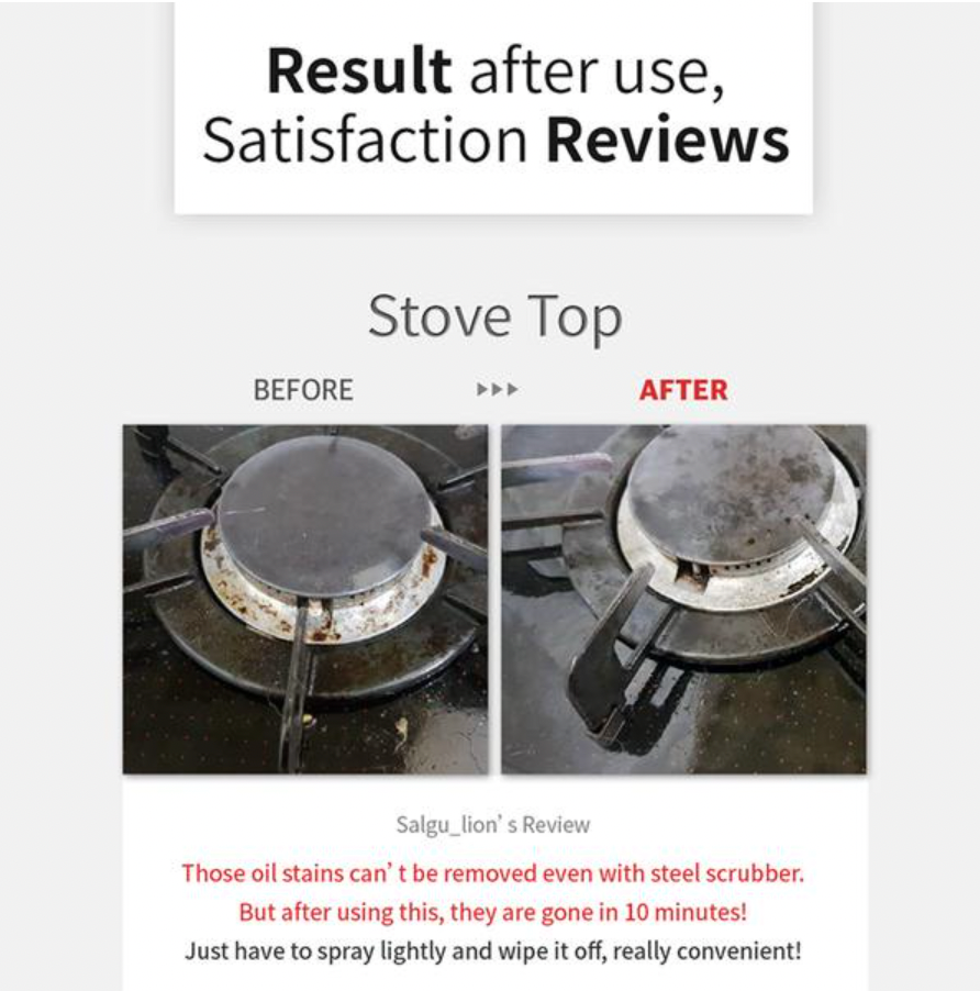 Gong100 Grease Spot Cleaner