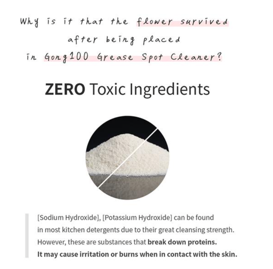 Gong100 Grease Spot Cleaner