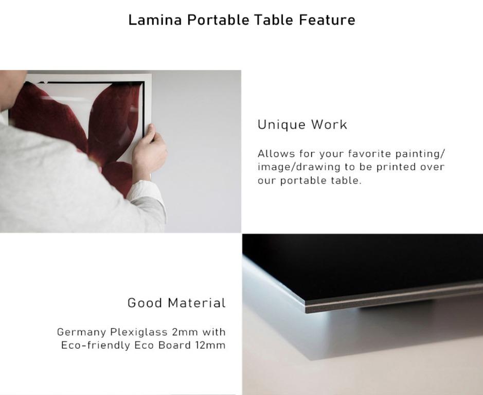Lamina World Map Series Portable Desk - Wall Art