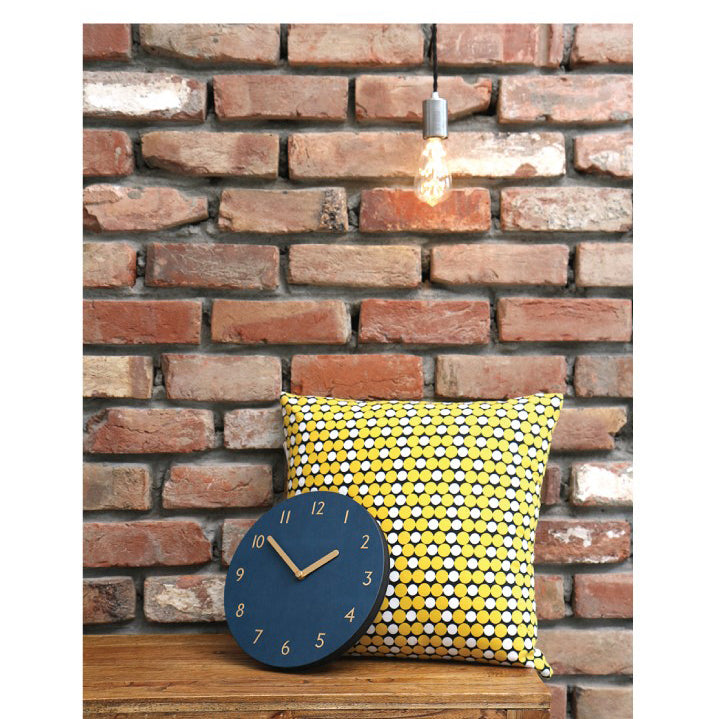 Sandwich Retro Leather Wall Clock