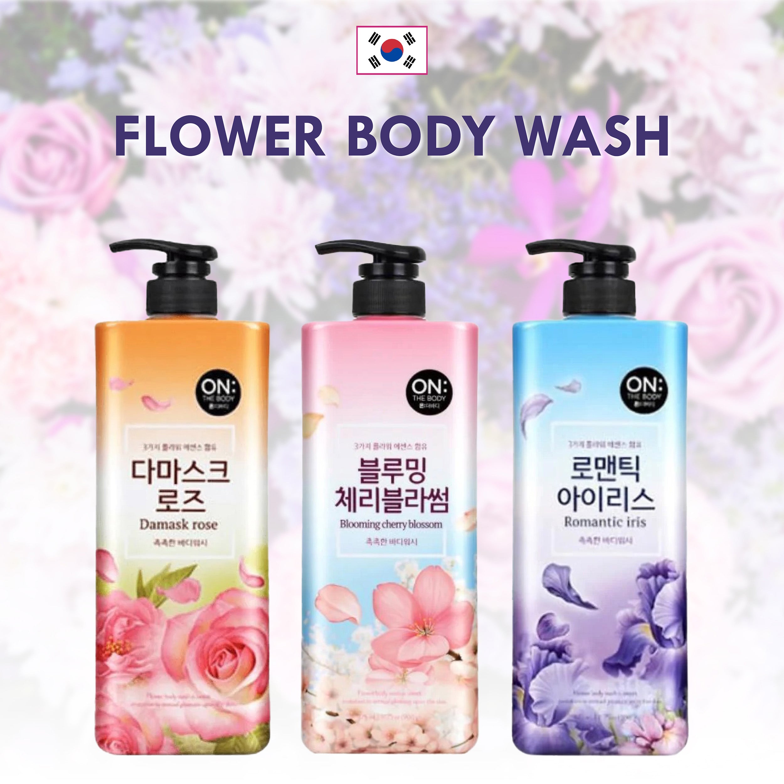 On The Body Flower Scented Body Wash 500g – Minimolife