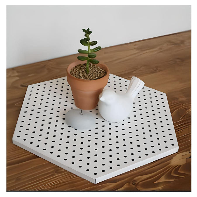 Hexagon Pegboard Wall Organizer