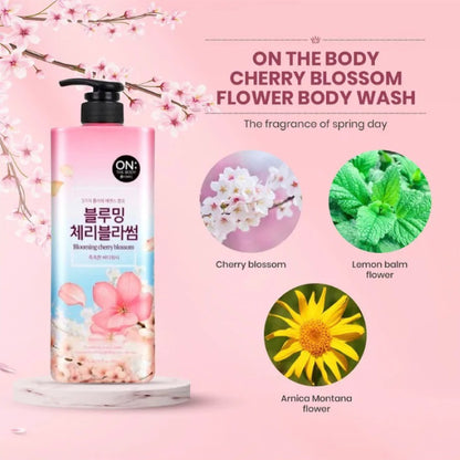 On The Body Flower Scented Body Wash 500g