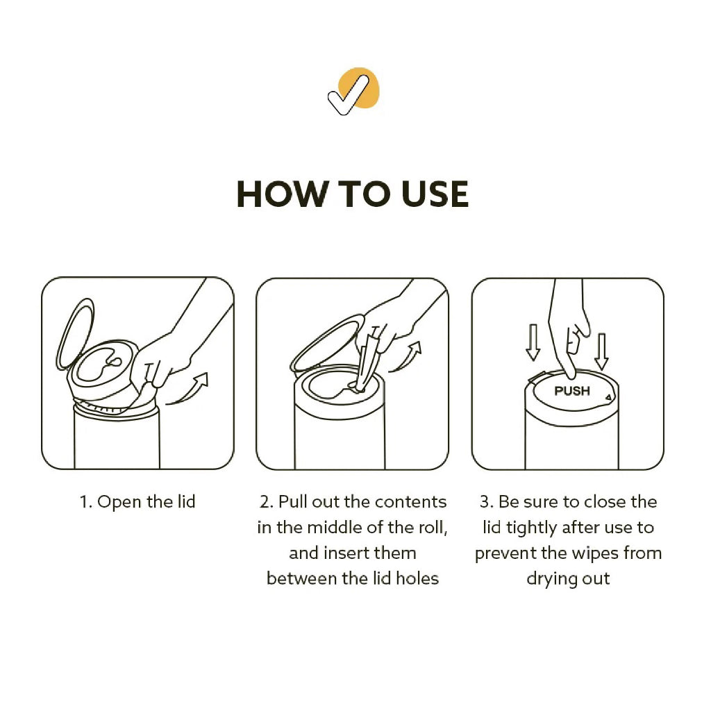 Gong100 Multi purpose Cleaning Wipes Made in Korea