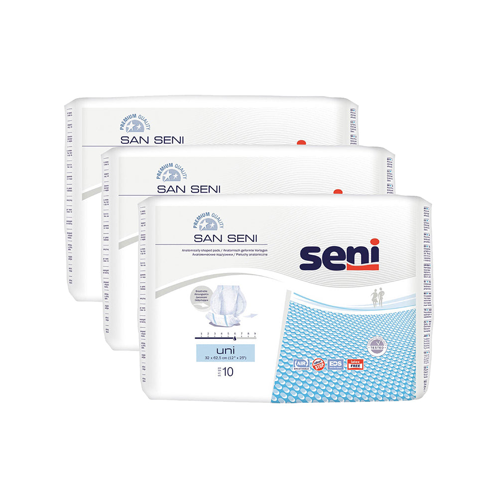 Seni Adult Pampers Anatomically Shaped Pads San BUNDLE SET