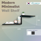 Cubics 2 Modern Minimalist Wall Shelf Rack Bookcase