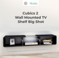Cubics 2 Wall Mounted TV Shelf Big Shot
