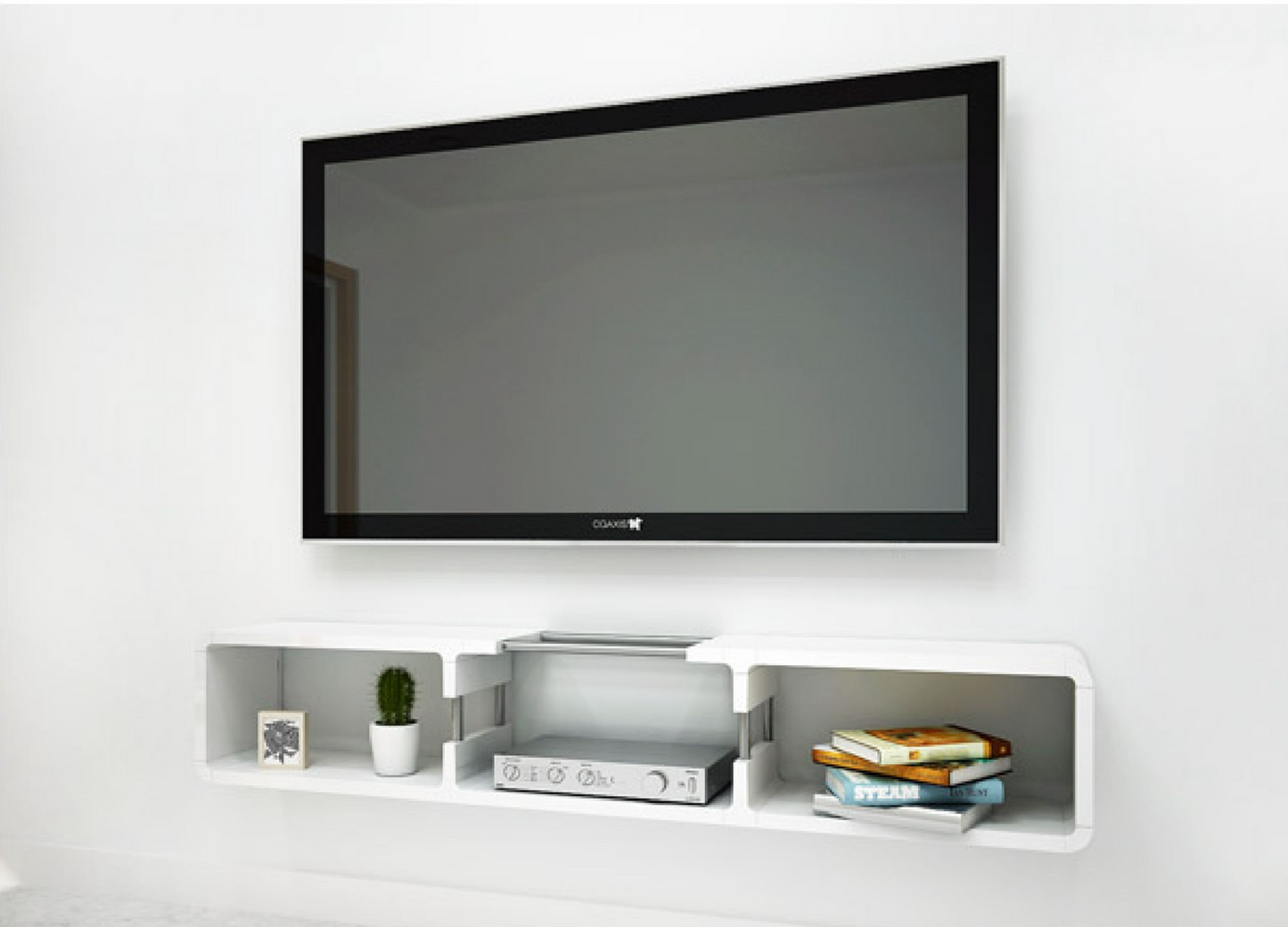 Cubics 2 Wall Mounted TV Shelf Big Shot