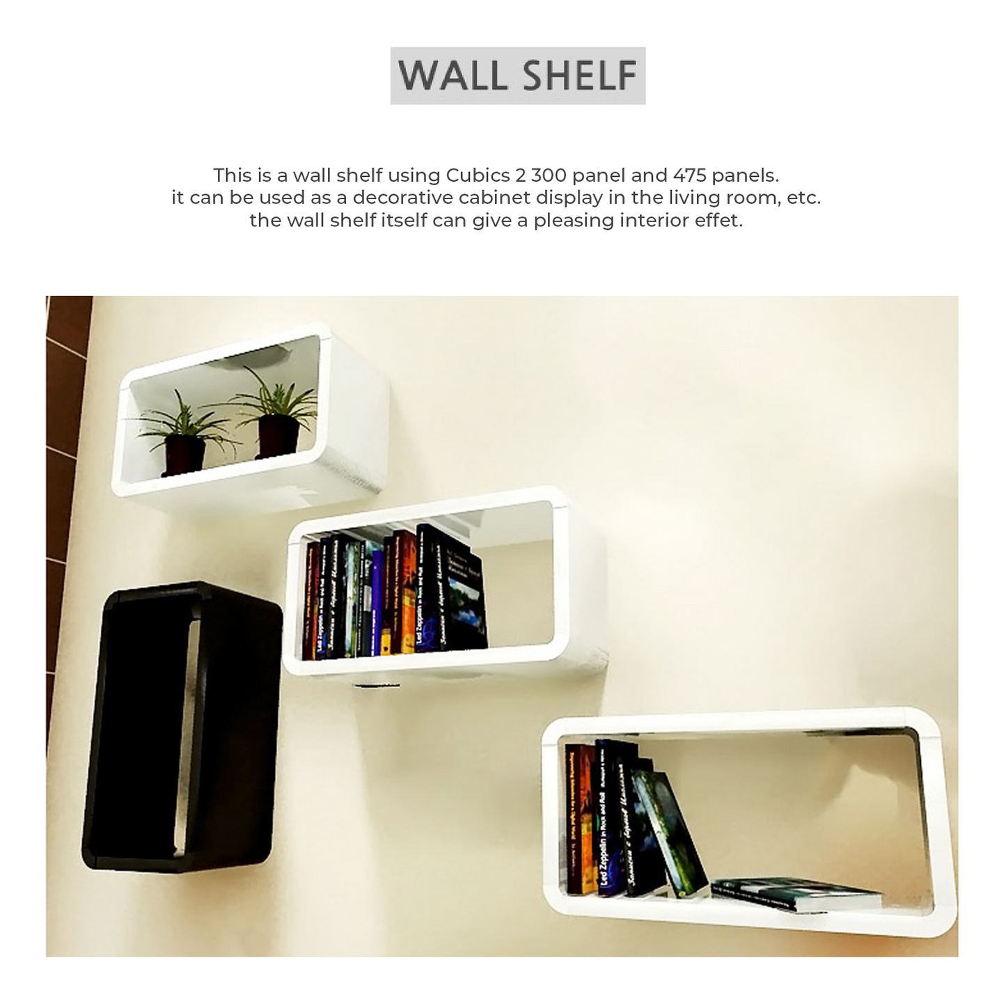 Cubics 2 Wall Shelf 2147