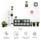 Cubics Mini Multiple Figure Display Wall Shelves Rack