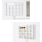 Cubics Mini Multiple Figure Display Wall Shelves Rack