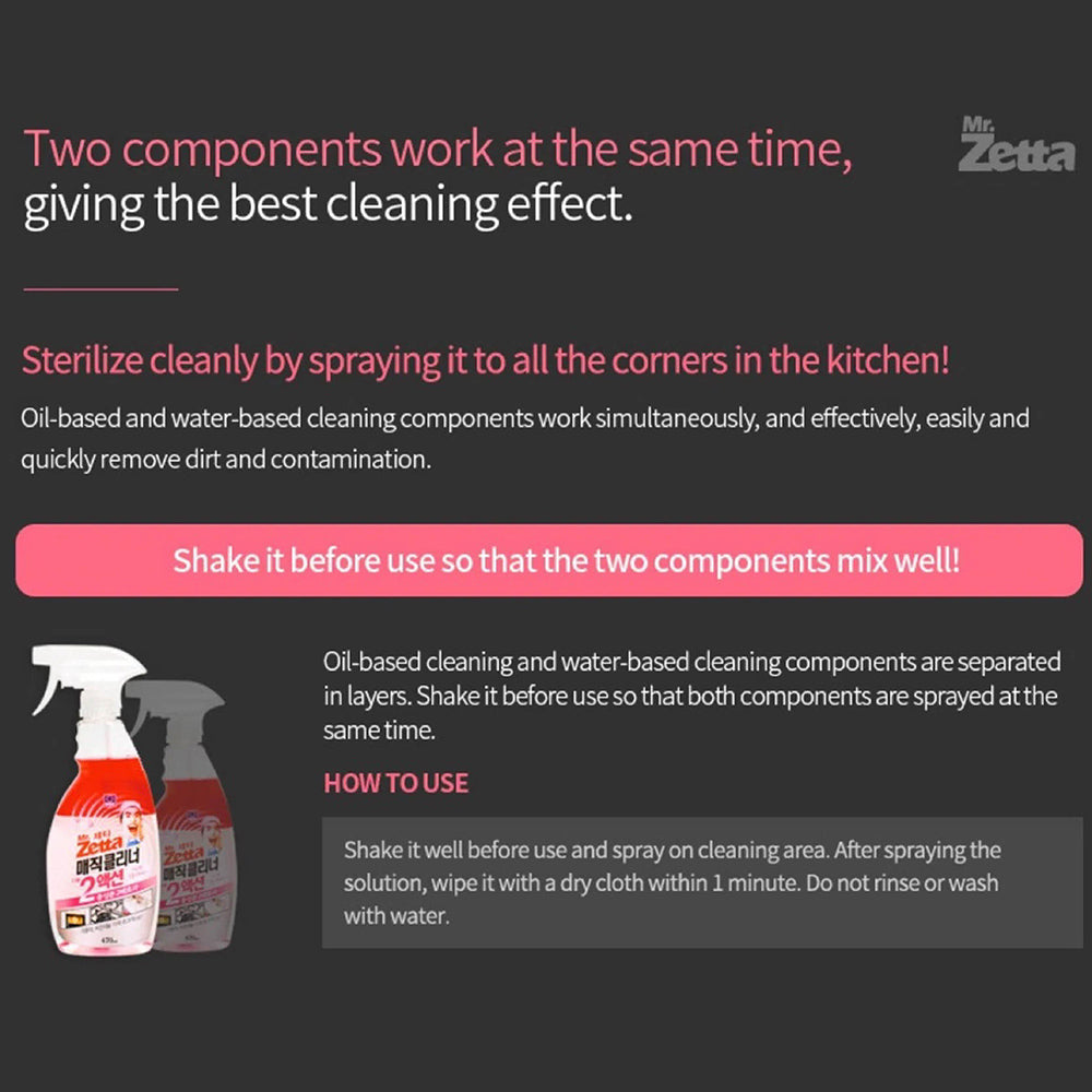 Mr. Zetta Magic Cleaner Double Action 470ml