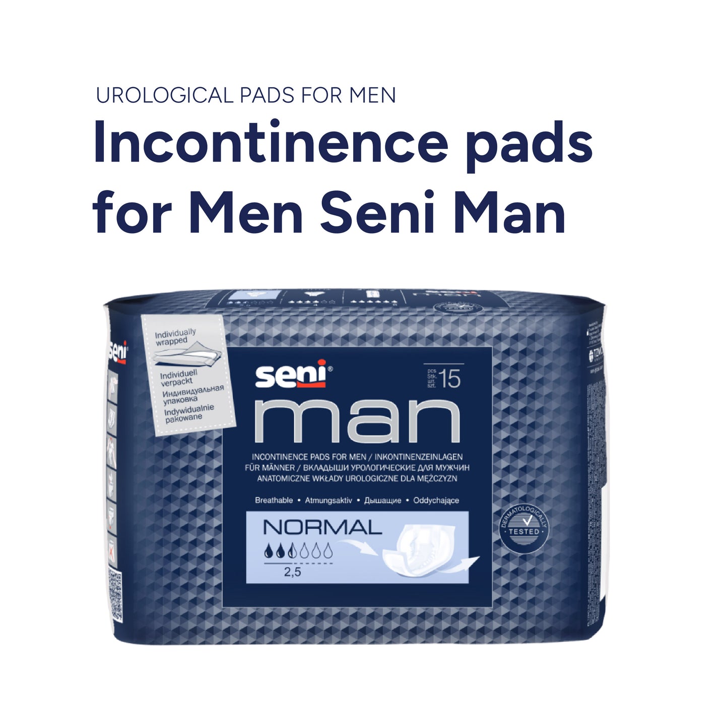 Seni Incontinence Pads for Men