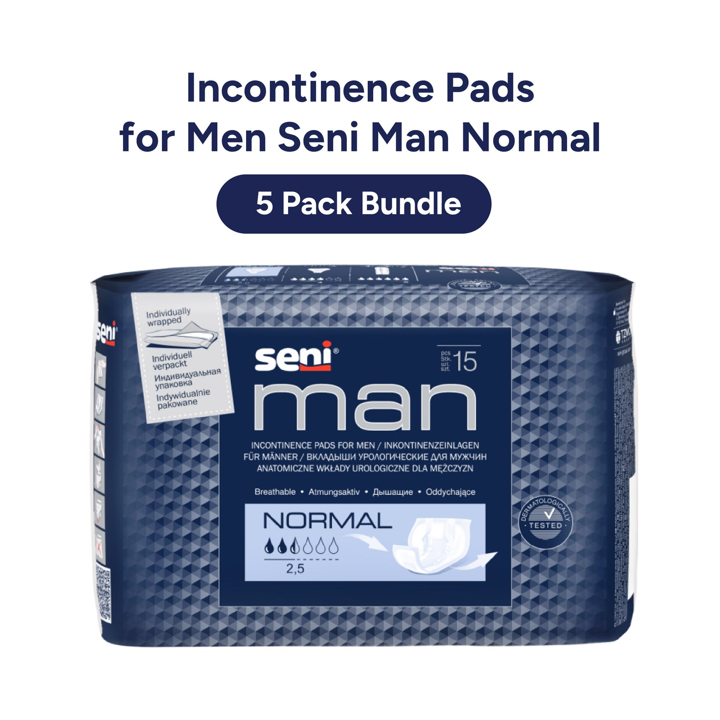 Seni Bundle Set Adult Diapers: Incontinence Pads for Men