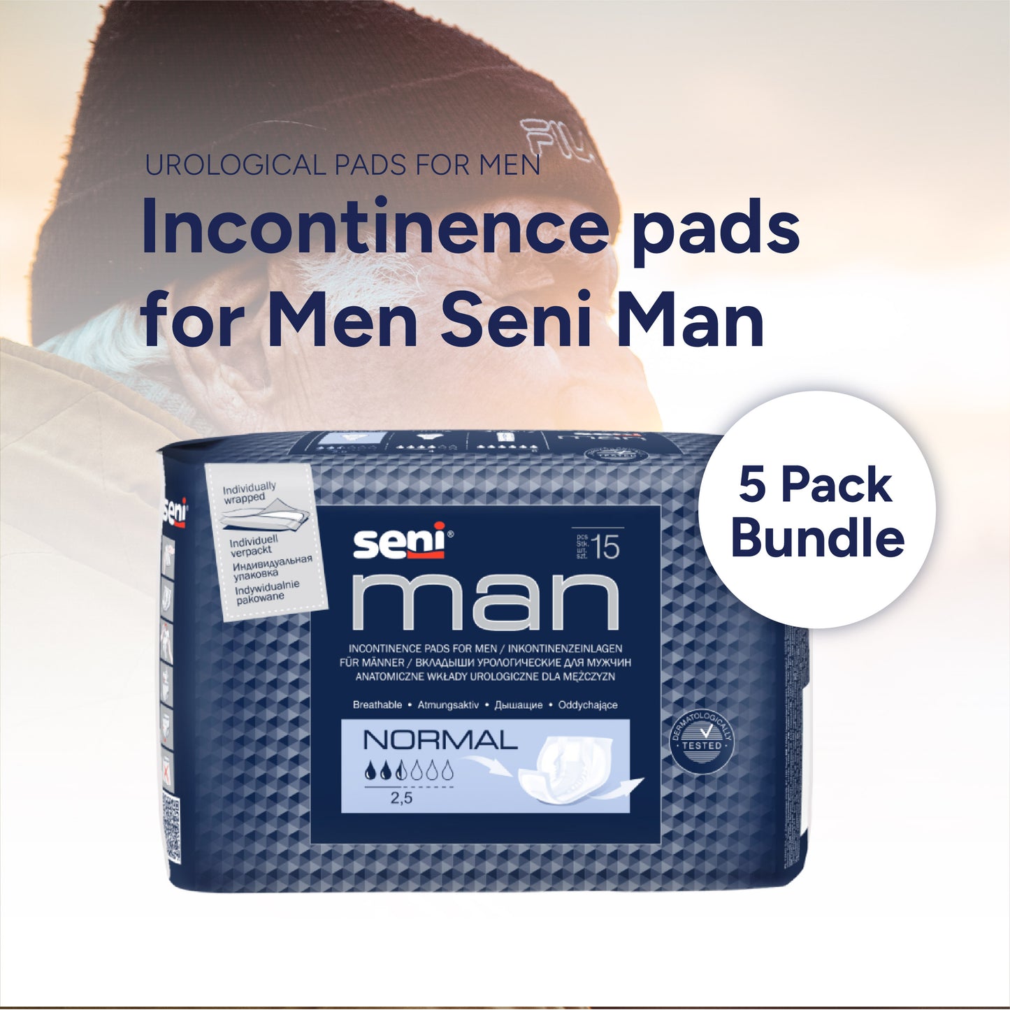 Seni Bundle Set Adult Diapers: Incontinence Pads for Men