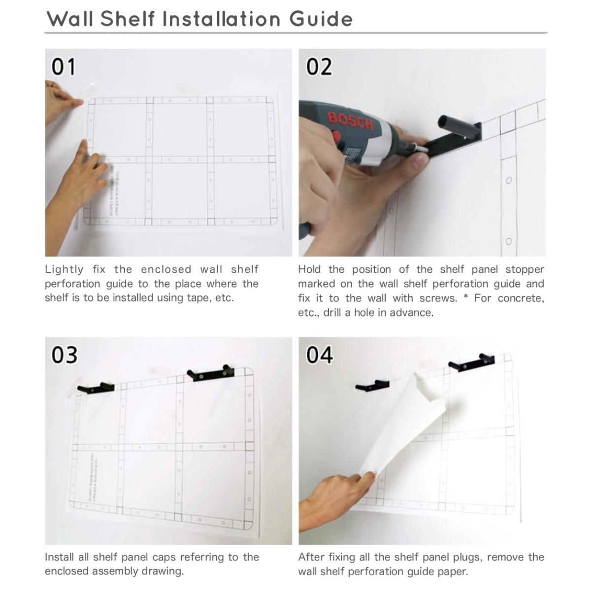 Cubics Mini Rectangle Wall Shelf Rack
