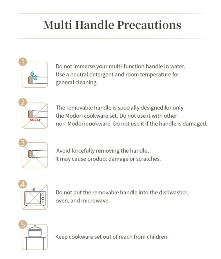 Modori Multi Handle - For Sodam Cookware