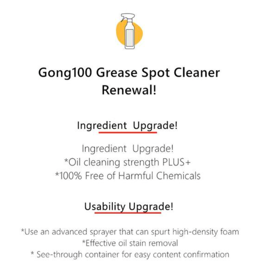 Gong100 Grease Spot Cleaner