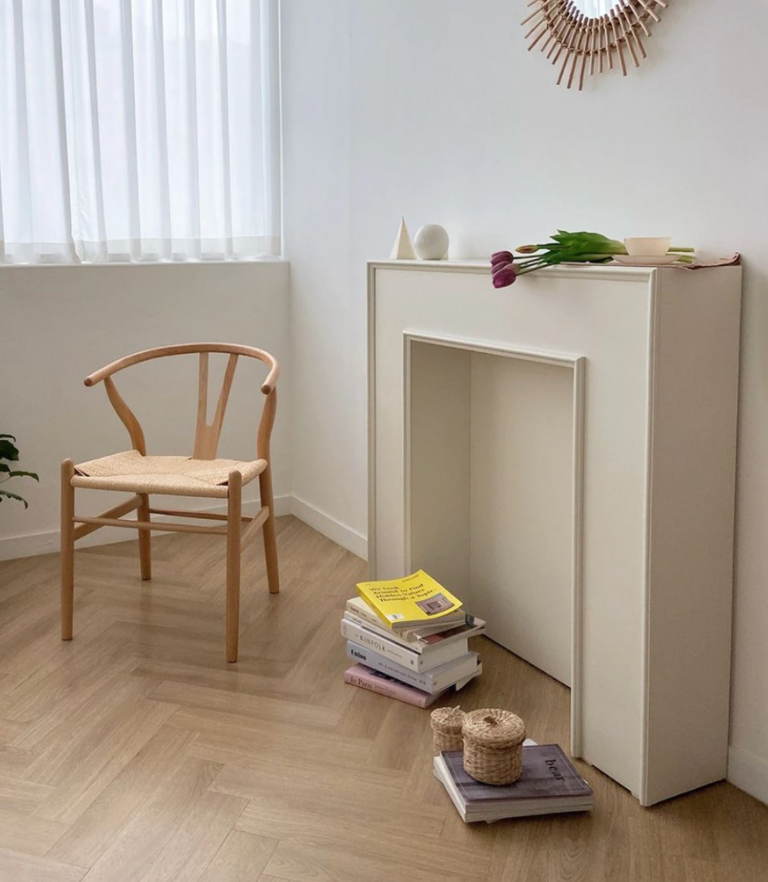 Fireplace Console Bookshelf