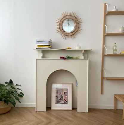 Fireplace Console Bookshelf