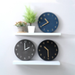 Sandwich Retro Leather Wall Clock