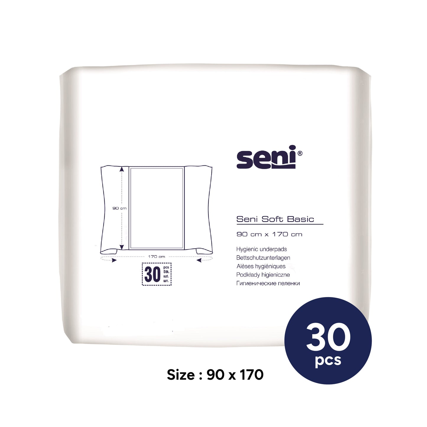 Seni Soft Basic Hygienic Underpads For Adult